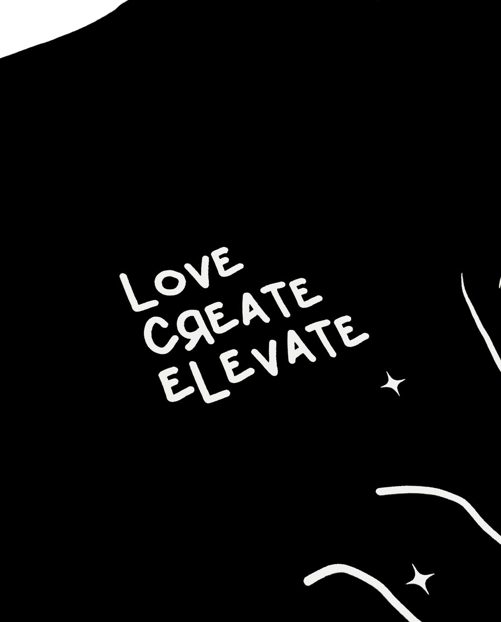 “LOVE CREATE ELEVATE” Short Sleeve Tee